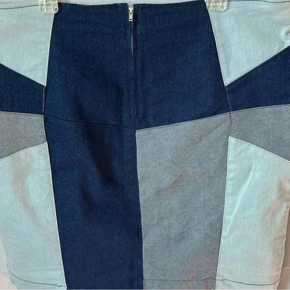 Indigo Denim Jean  Skirt - Picture 4 of 13